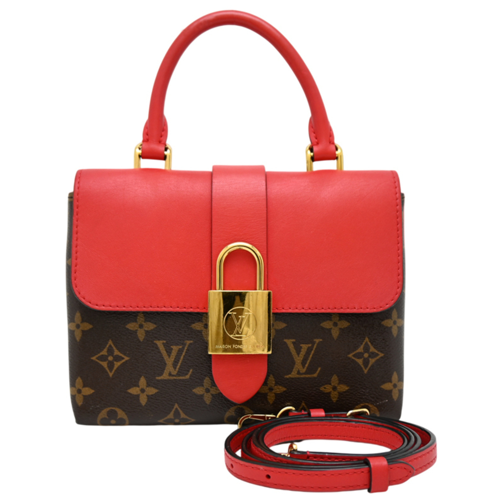 Louis Vuitton Rocky BB Women's Handbag M44322 (Discontinued) Monogram Coquelicot
